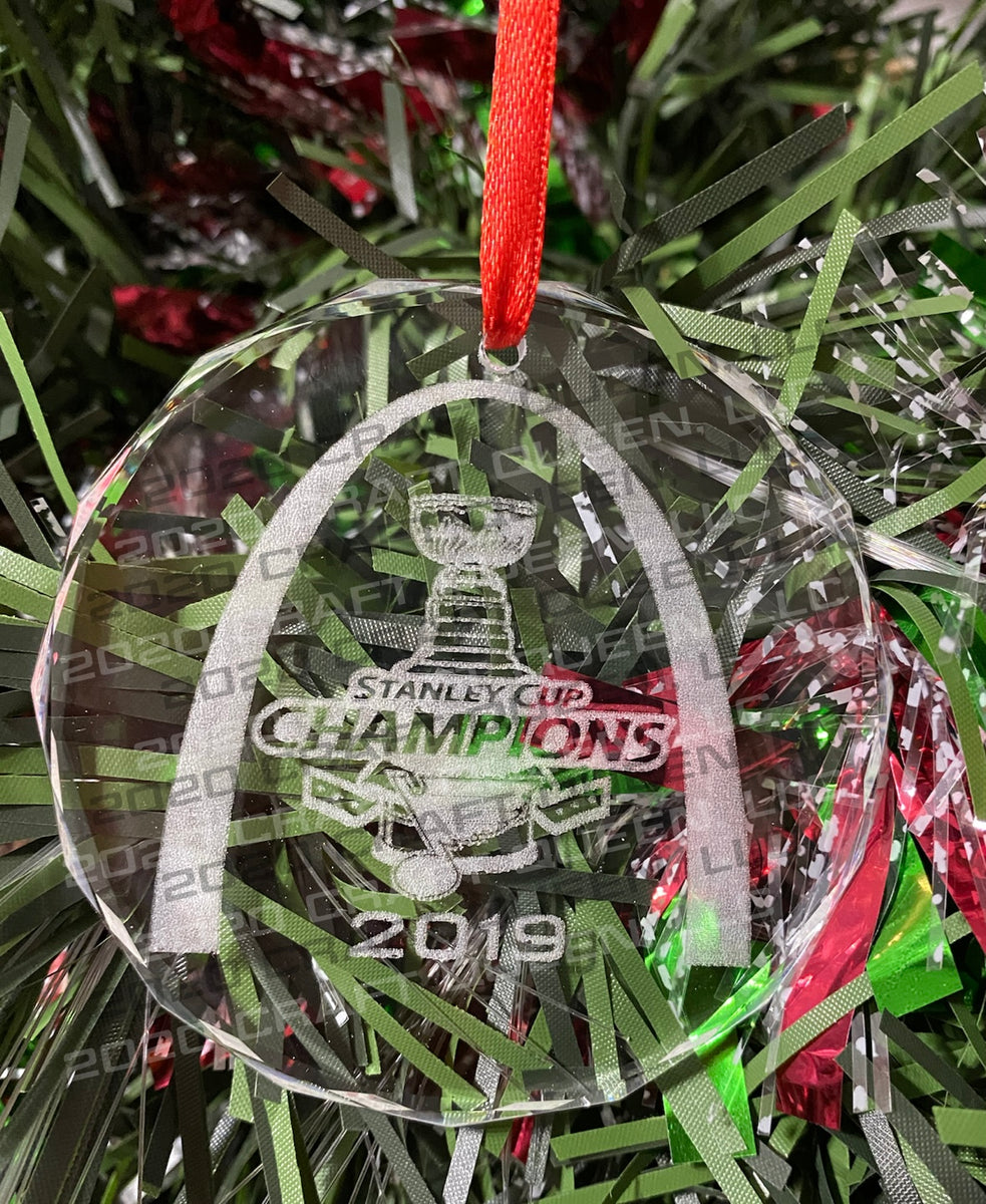 Stanley Cup Champions St. Louis Blues Crystal Ornament – CRAFT