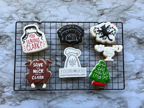 Christmas Vacation Inspired Cookies