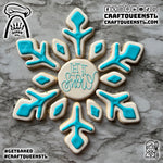 Snowflake Cookie Platter