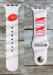 XOXO Valentine’s Day Monogram Watch Band - CRAFT QUEEN, LLC