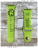 Among Us Engraved Watch Band - CRAFT QUEEN, LLC