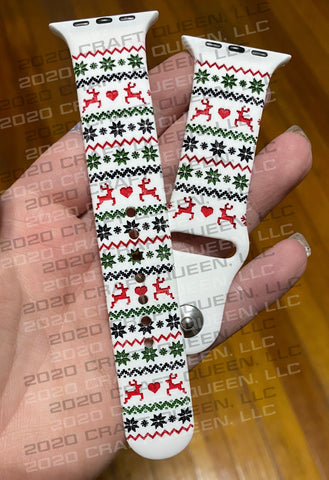 Ugly Christmas Sweater Watch Band