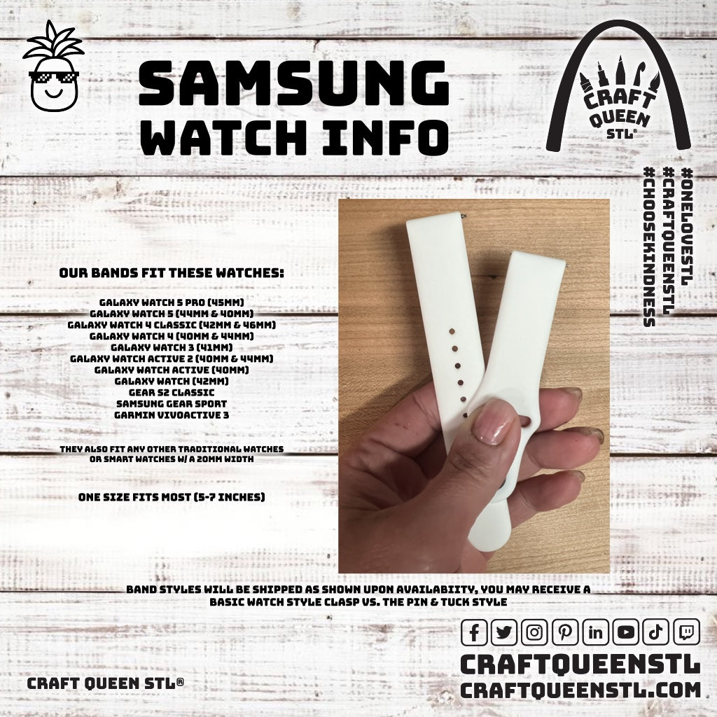 Custom Samsung Watch Bands