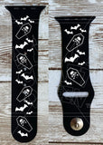 Bats & Coffins Halloween Watch Band