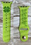 Shamrock Blues or Cardinals Watch Band - CRAFT QUEEN, LLC