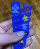 Autism Awareness, Puzzle Piece Watch Band - CRAFT QUEEN, LLC