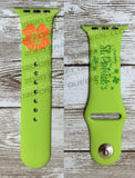 Monogram St. Patrick’s Day Watch Band - CRAFT QUEEN, LLC