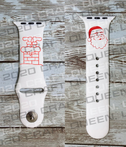 Santa Claus Chimney Watch Band