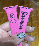 Breast Cancer Survivor Watch Band - CRAFT QUEEN, LLC