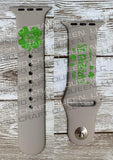 Monogram St. Patrick’s Day Watch Band - CRAFT QUEEN, LLC