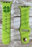 Shamrock Blues or Cardinals Watch Band - CRAFT QUEEN, LLC