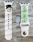 Snowman Merry Christmas Watch Band