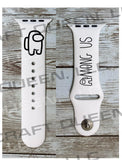 Among Us Engraved Watch Band - CRAFT QUEEN, LLC
