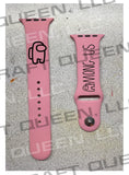 Among Us Engraved Watch Band - CRAFT QUEEN, LLC