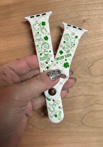 St. Patrick’s Day Doodles Watch Band