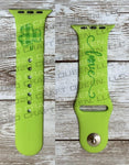 Plaid Shamrock Love St. Patrick’s Day Watch Band - CRAFT QUEEN, LLC