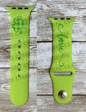 Plaid Shamrock Love St. Patrick’s Day Watch Band - CRAFT QUEEN, LLC