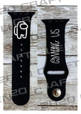 Among Us Engraved Watch Band - CRAFT QUEEN, LLC