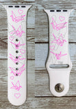 Valentine’s Day Heart & Crane Watch Band