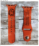 Among Us Engraved Watch Band - CRAFT QUEEN, LLC