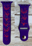 Valentine’s Day Heart & Crane Watch Band