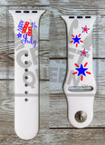 4th of July Watch Band