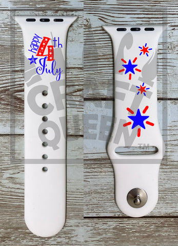 4th of July Watch Band