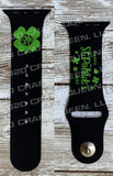 Monogram St. Patrick’s Day Watch Band - CRAFT QUEEN, LLC