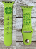 Monogram St. Patrick’s Day Watch Band - CRAFT QUEEN, LLC