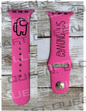 Among Us Engraved Watch Band - CRAFT QUEEN, LLC