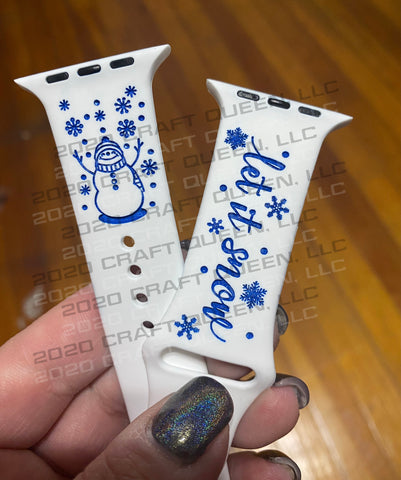 Let it Snow Watch Band