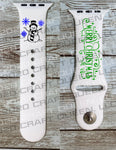 Snowman 2 Merry Christmas Watch Band